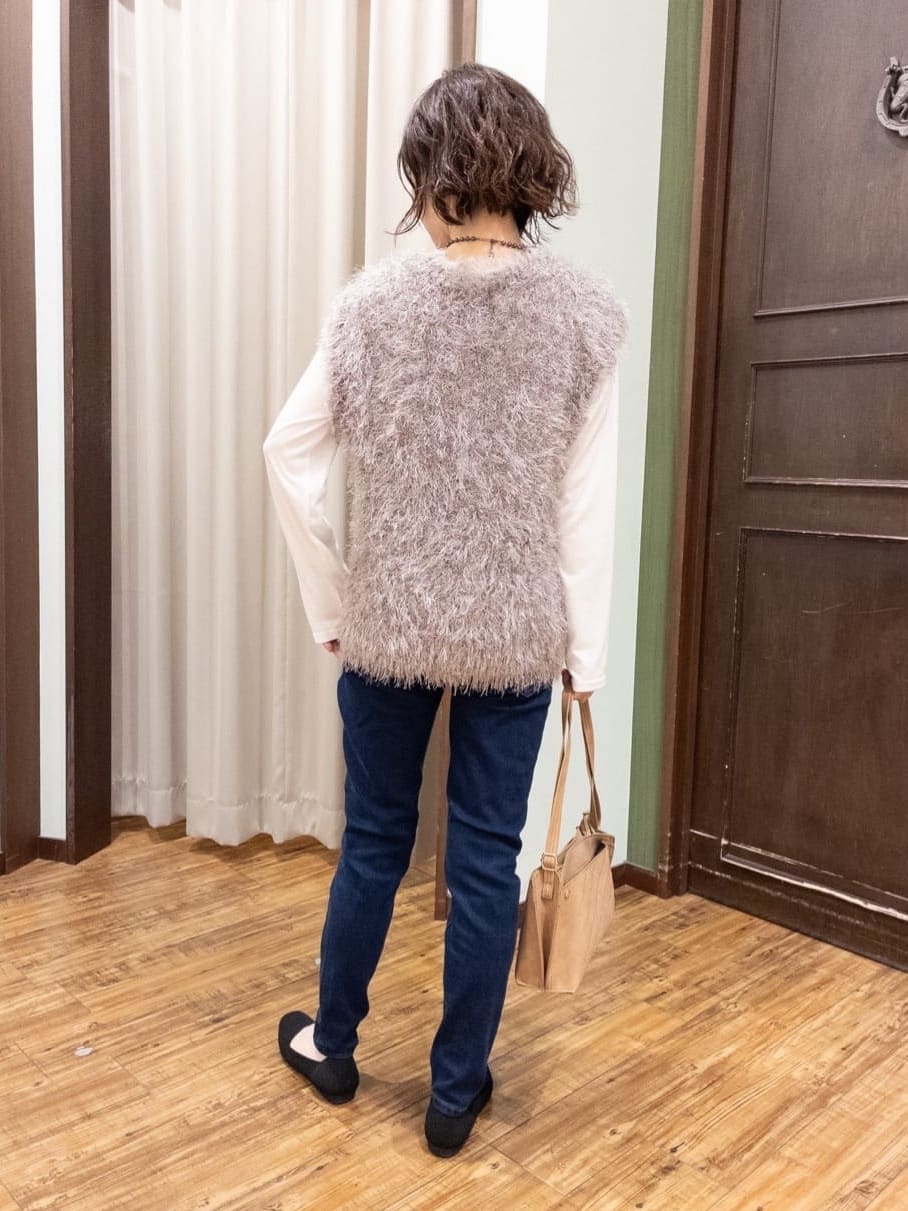 yukaさんの「SHOO･LA･RUE｜【SS-LL】ストレッチ デニムスキニーパンツ」を使ったコーディネート