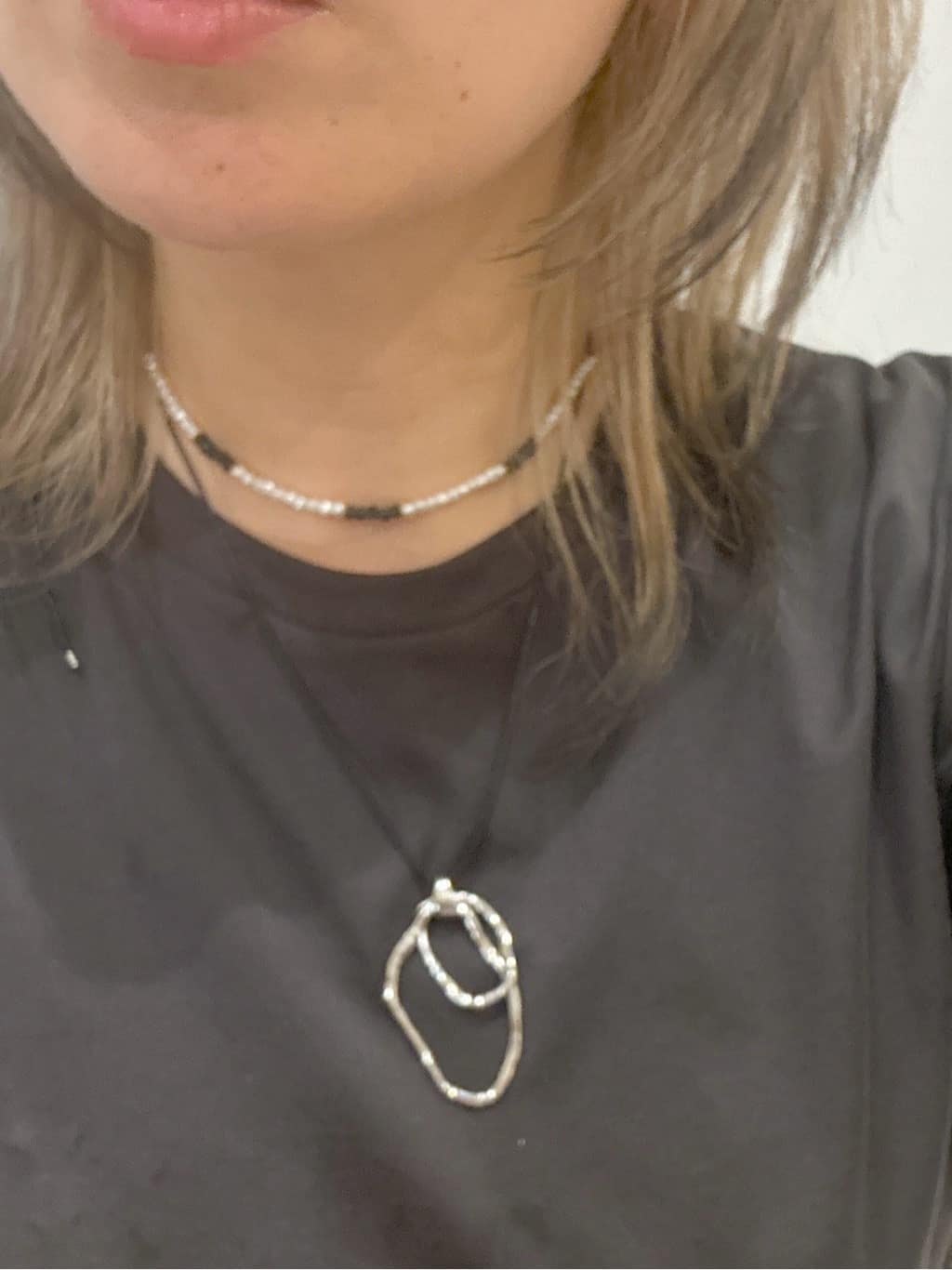 かんなさんの「OPAQUE.CLIP｜◆《5色展開／SS-LLサイズ》ベーシッククルーネックTシャツ【接触冷感／洗濯機洗い可】」を使ったコーディネート