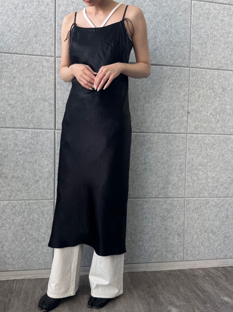 designer yukaさんの「CODE A｜ribbon cami dress」を使ったコーディネート