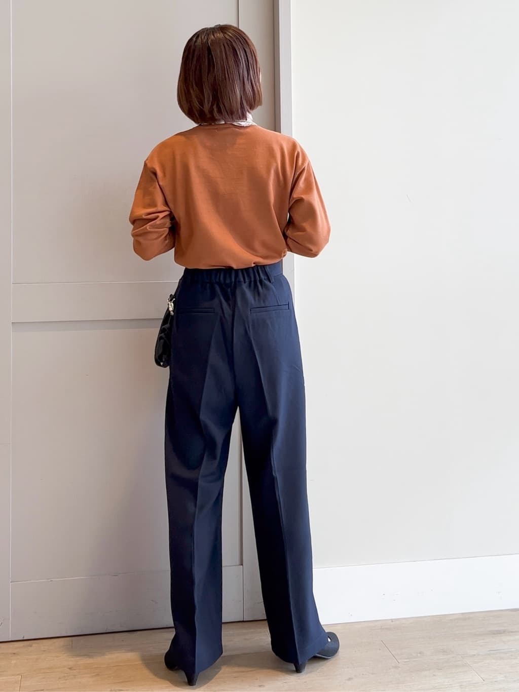 yamakoさんの「grove｜ツータックワイドパンツ」を使ったコーディネート