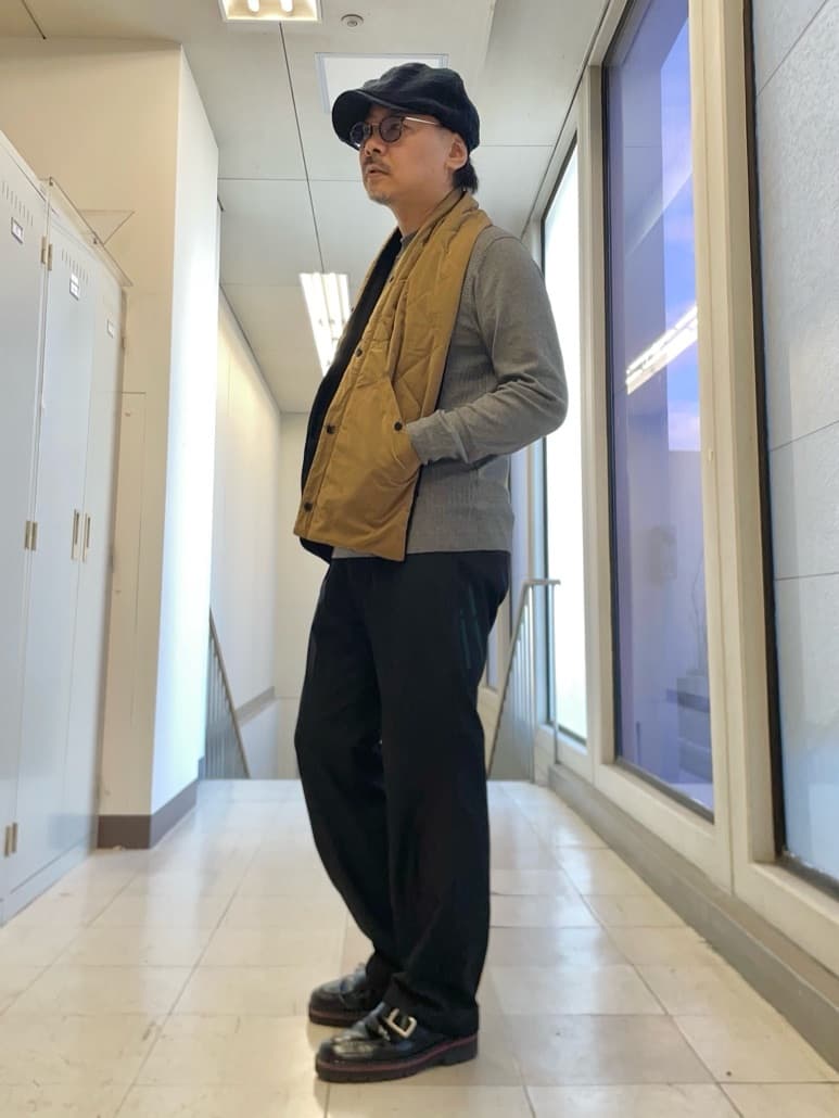 MAKOTO AIさんの「TAKEO KIKUCHI｜ハイゲージ モックネック ニット プルオーバー」を使ったコーディネート