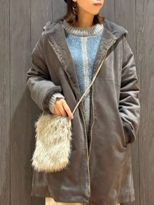 meiさんの「SHOO･LA･RUE｜【洗濯機可】美脚見え あったか圧縮ニット ガウチョパンツ」を使ったコーディネート