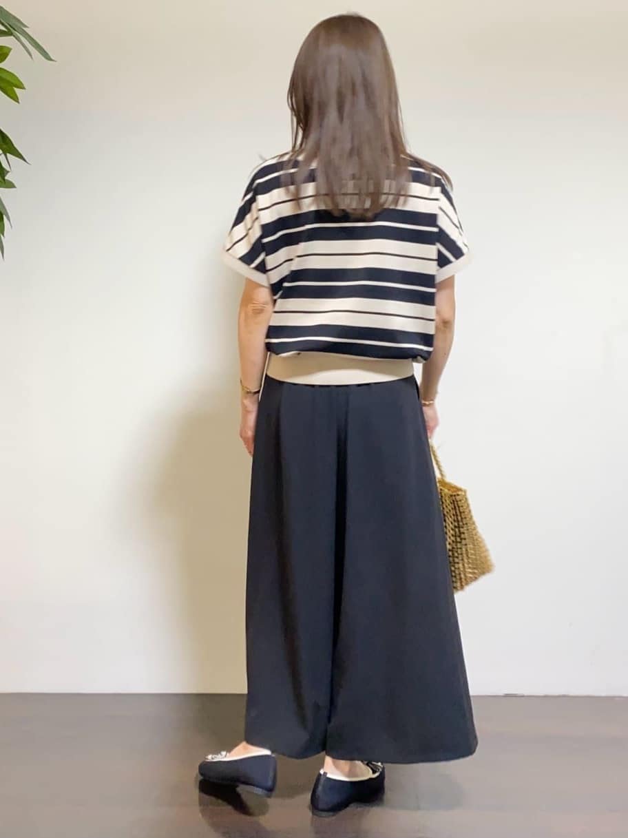 tomoさんの「UNTITLED｜メタリックメッシュトート」を使ったコーディネート