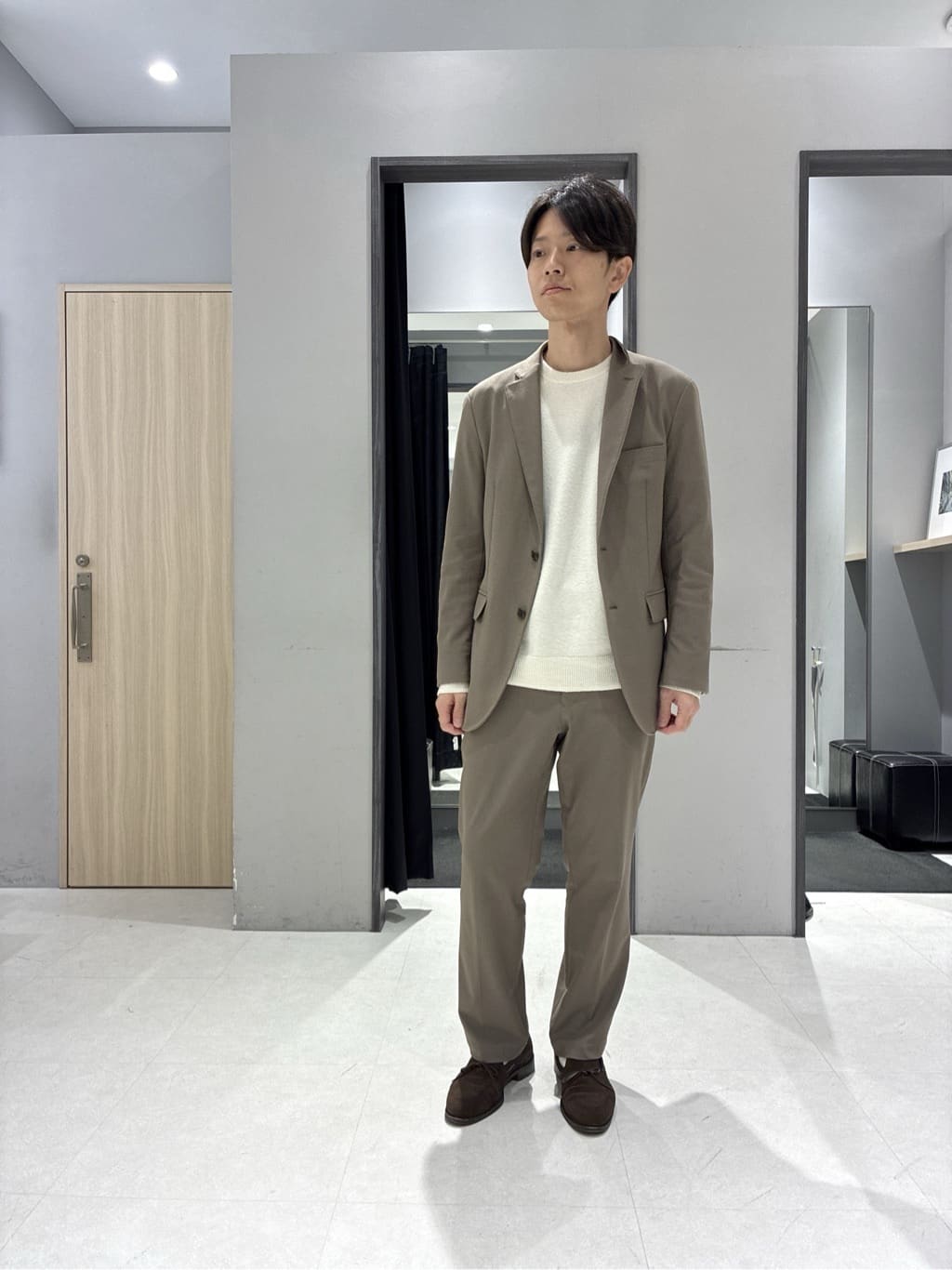 わいずみさんの「TAKEO KIKUCHI｜【3WAY】ドビー ダウンライナー付ブルゾン」を使ったコーディネート