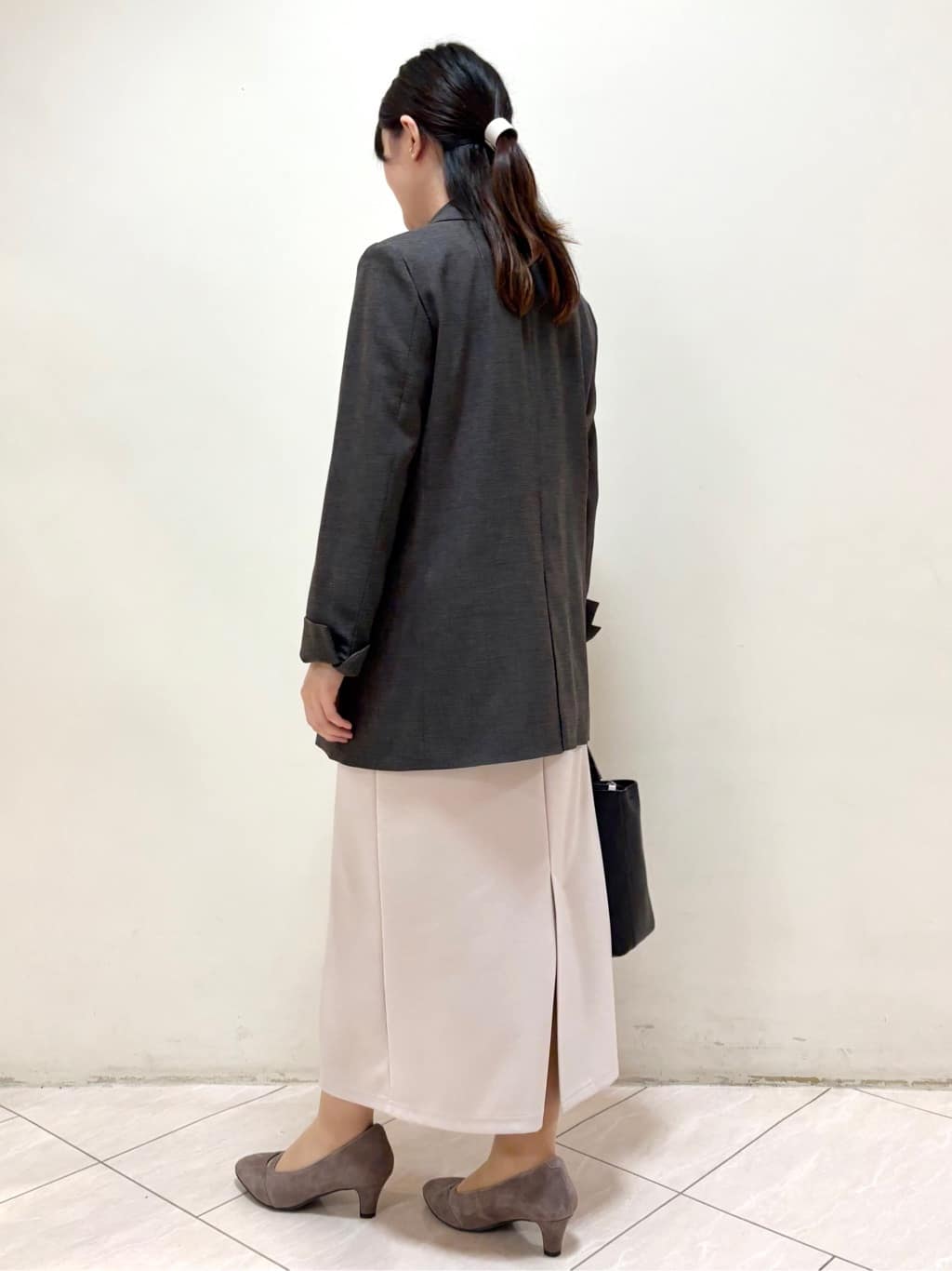mikiさんの「Reflect｜【配色ボウタイ付き】八分袖ジョーゼットブラウス」を使ったコーディネート