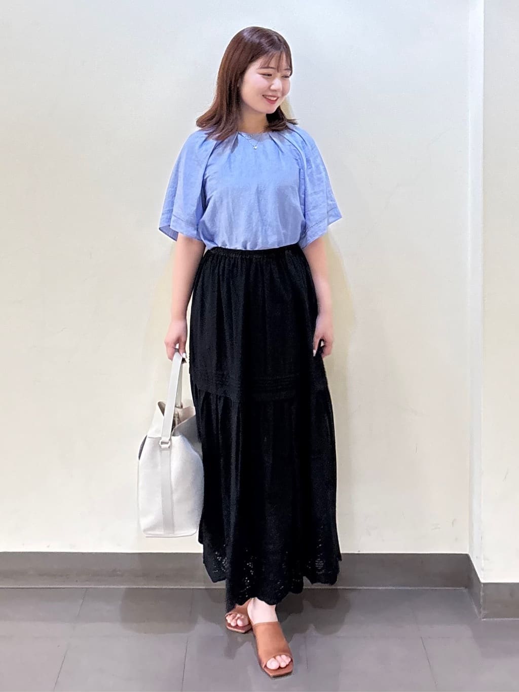 いくみさんの「UNTITLED｜【ステンレス】レイヤードチェーンネックレス」を使ったコーディネート