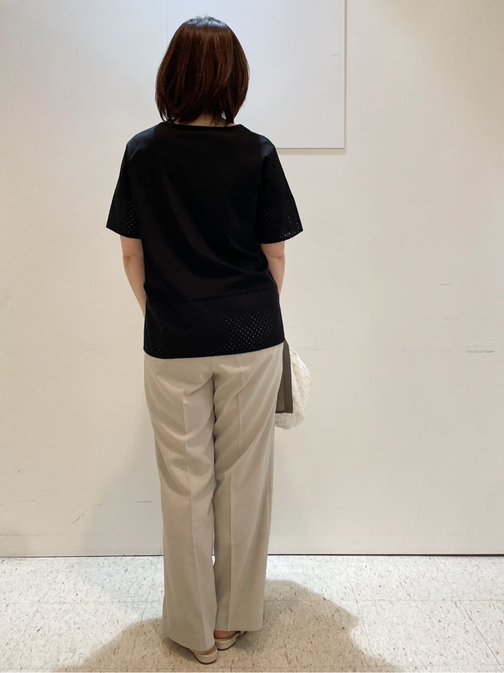 めいさんの「Reflect｜【マシンウォッシュ可】リネンライクフレアパンツ」を使ったコーディネート