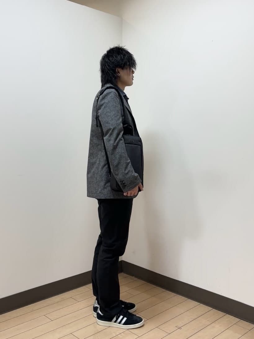 あきやまさんの「TAKEO KIKUCHI｜【抗菌防臭】COOL DOTS（R）ドビープリント ジャケット」を使ったコーディネート