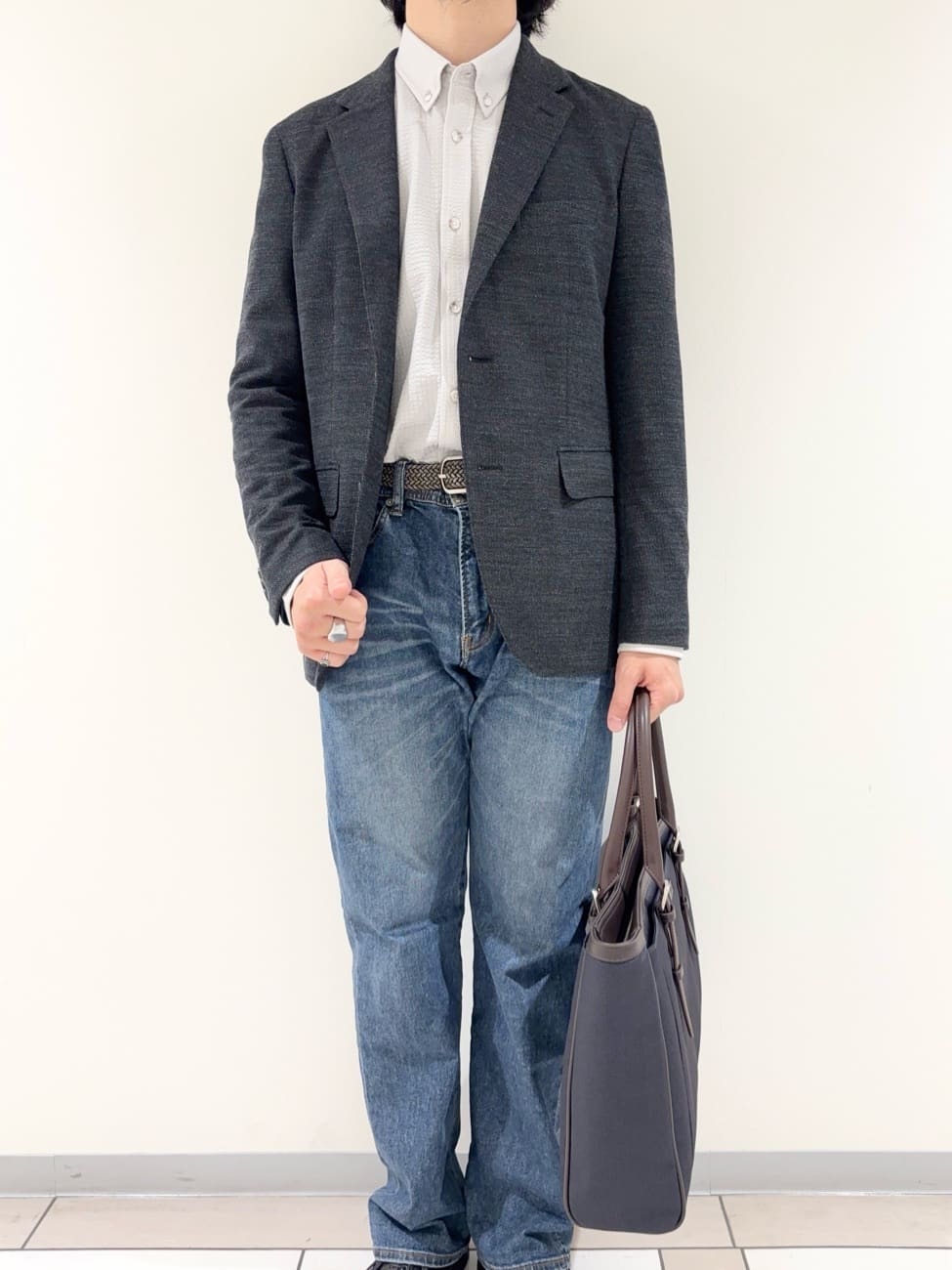 及川さんの「TAKEO KIKUCHI｜【Sサイズ～】ラッセルメッシュ ジャケット」を使ったコーディネート