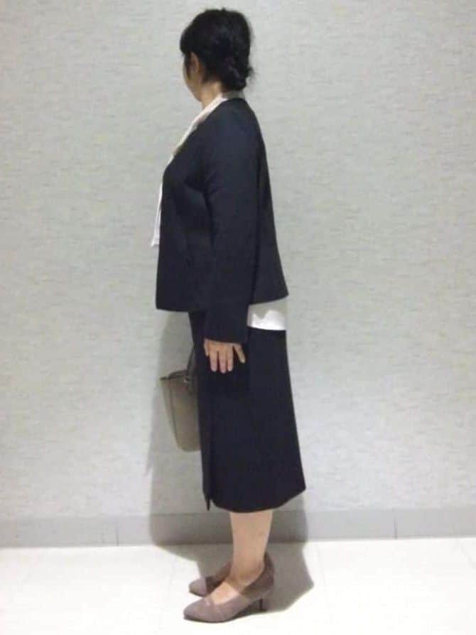 sakoさんの「Reflect｜【ライトアウター／通勤におすすめ◎／セットアップ可／すっきりシルエット】キレイめジャージジャケット」を使ったコーディネート