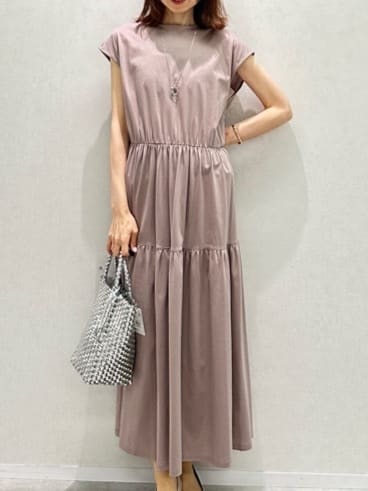 Miwaさんの「UNTITLED｜【追加】ライトダブルリングネックレス」を使ったコーディネート