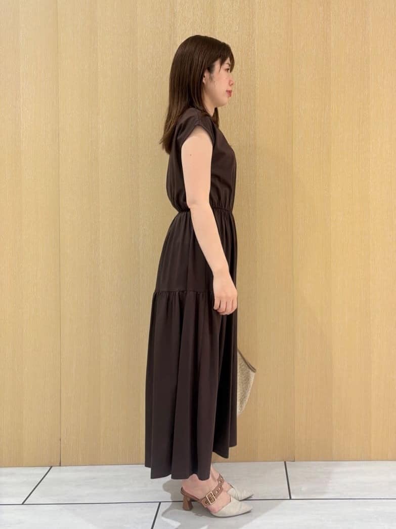 CHISATOさんの「UNTITLED｜【ティアード/洗える】コットンロングワンピース」を使ったコーディネート