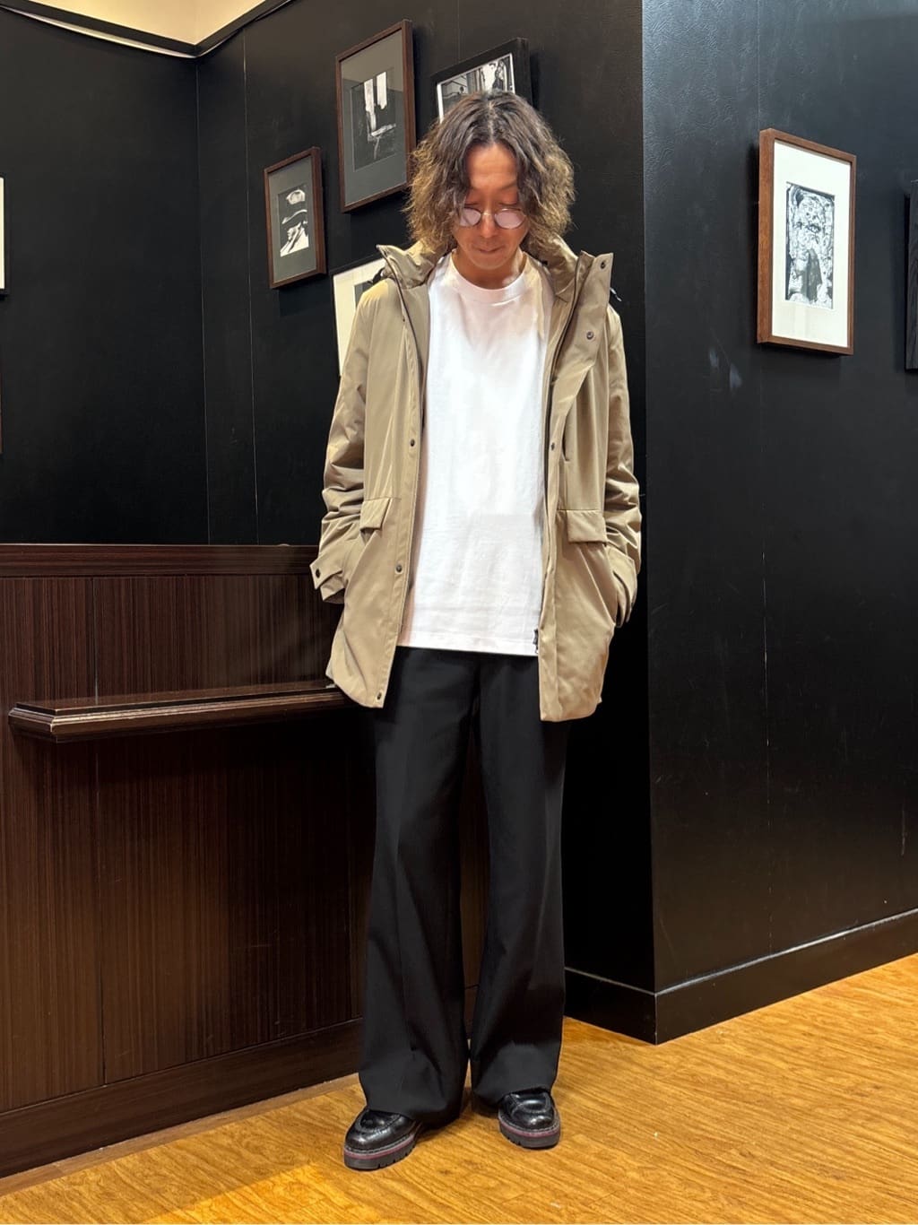 おーのさんの「TAKEO KIKUCHI｜【None Of Stress】ストレッチ ダウンブルゾン」を使ったコーディネート