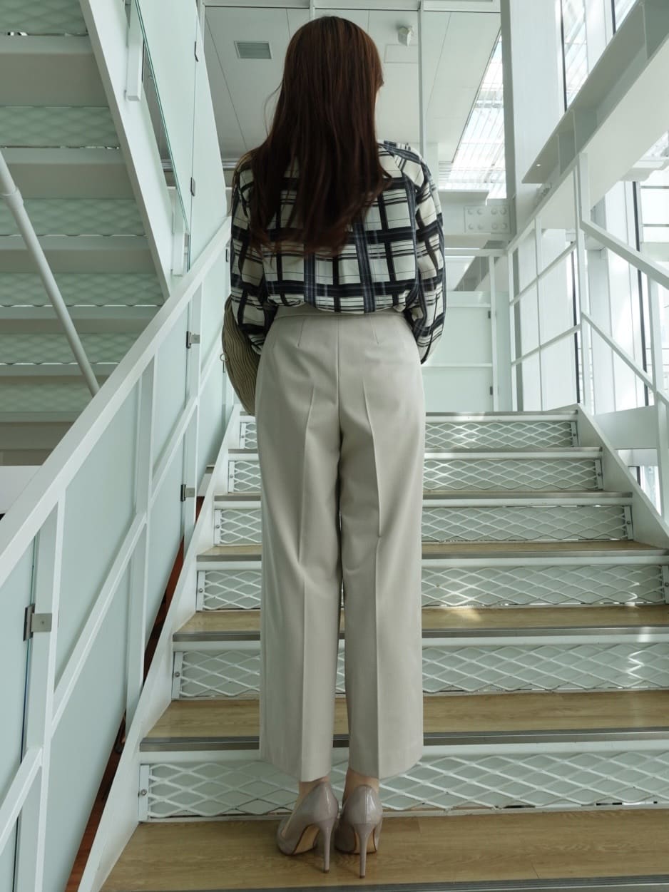 sayaさんの「COUP DE CHANCE｜【手洗い可】ストレートワイドパンツ」を使ったコーディネート