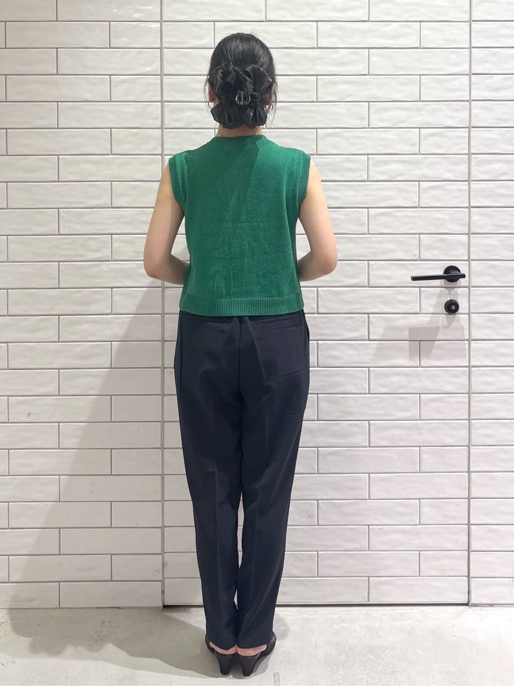 ayumiさんの「OPAQUE.CLIP｜ダブルポケットニット【洗濯機洗い可】」を使ったコーディネート