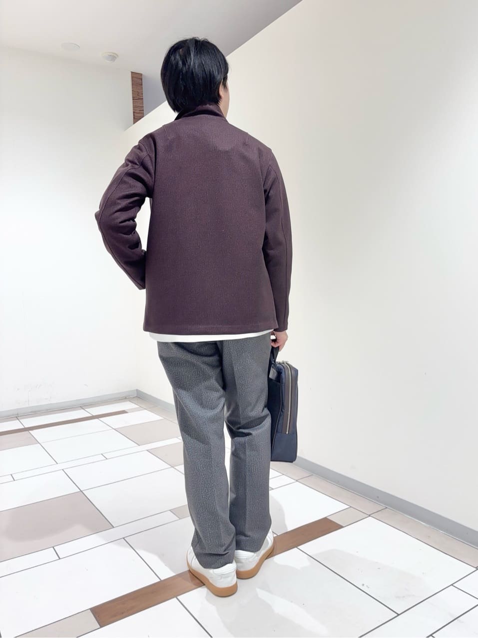 及川さんの「TAKEO KIKUCHI｜【DOWN FABRIC】ダウンファブリック スタンドカラーブルゾン」を使ったコーディネート