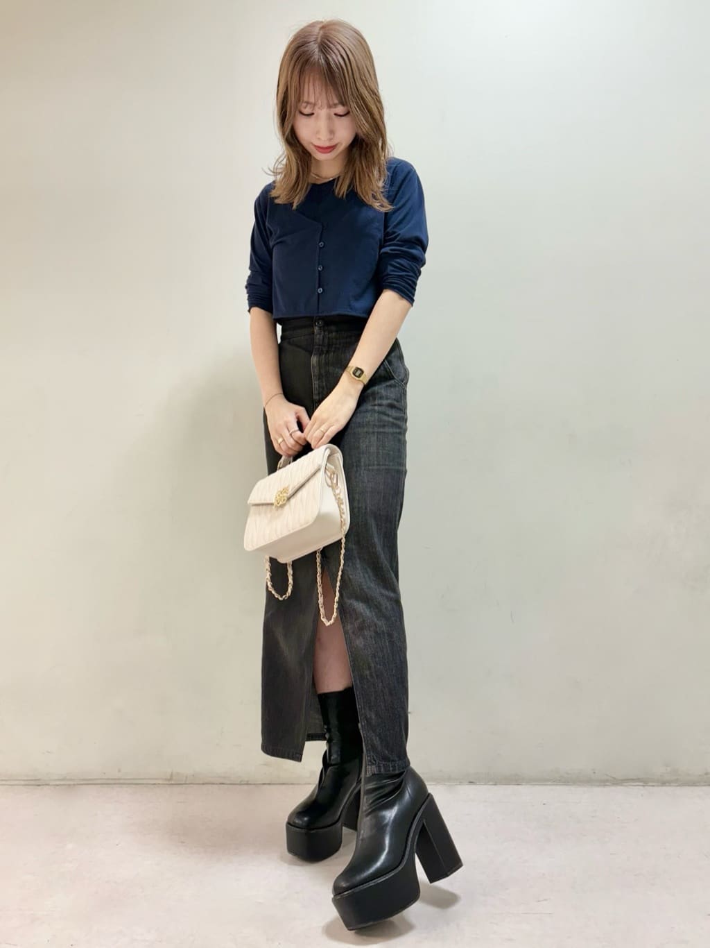 sakiさんの「ESPERANZA｜プレート2wayショルダー」を使ったコーディネート