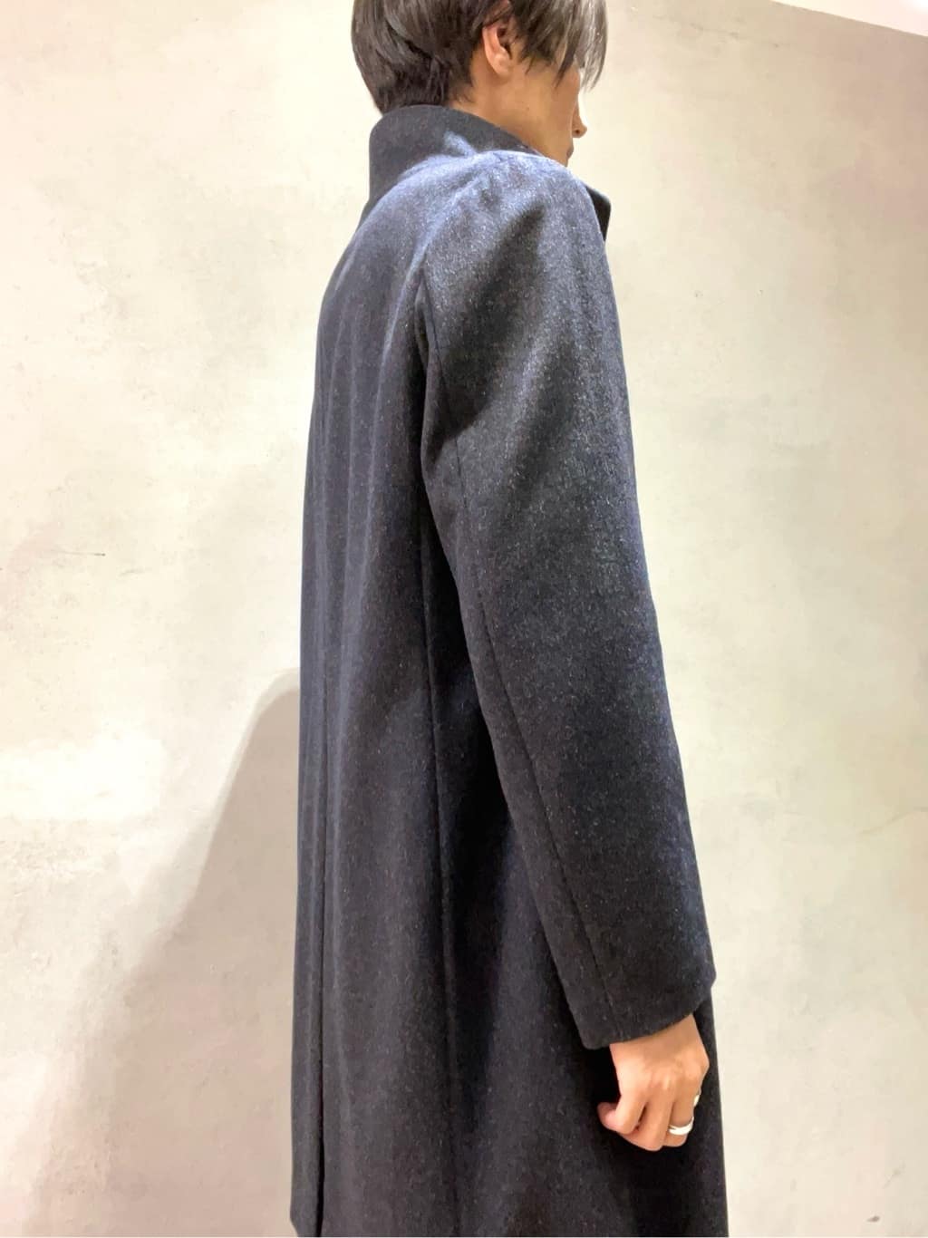 Seiyaさんの「TAKEO KIKUCHI｜【ウールカシミヤブレンド】ビーバー調 スタンドカラー コート」を使ったコーディネート