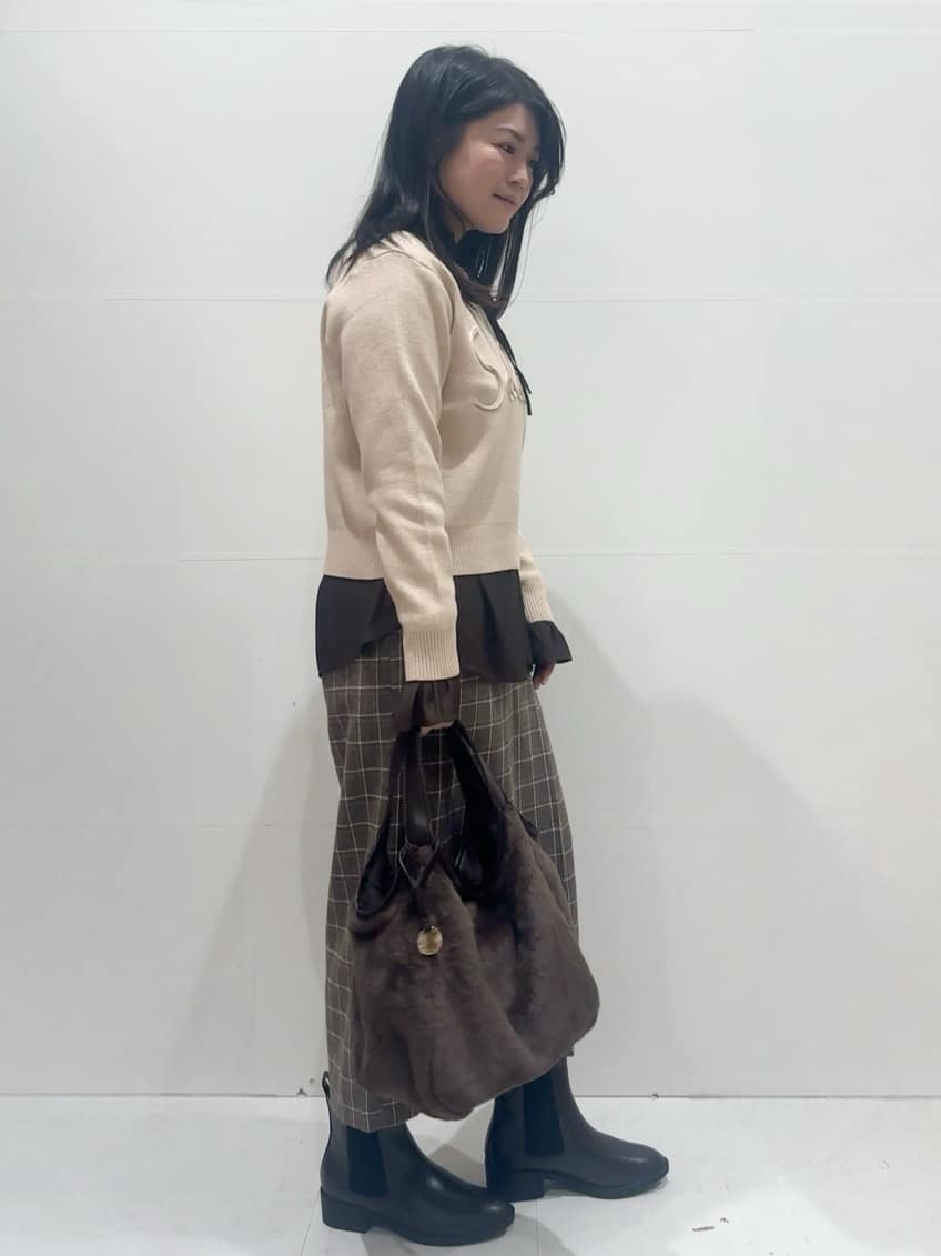 Minさんの「OPAQUE.CLIP｜フリルカラーブラウス【洗濯機OK】」を使ったコーディネート