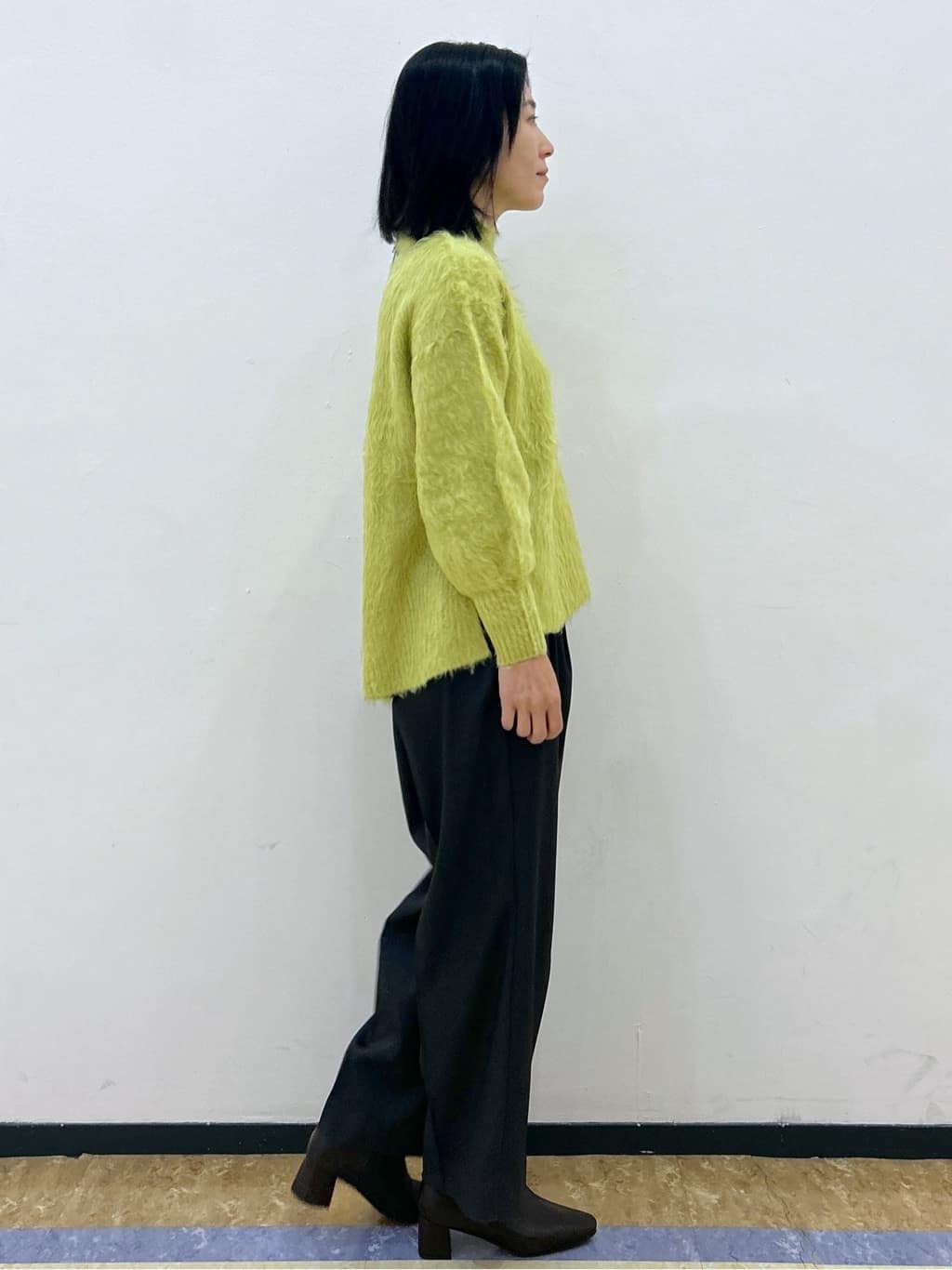su.さんの「index｜ハイネックパフニット【洗濯機OK】」を使ったコーディネート