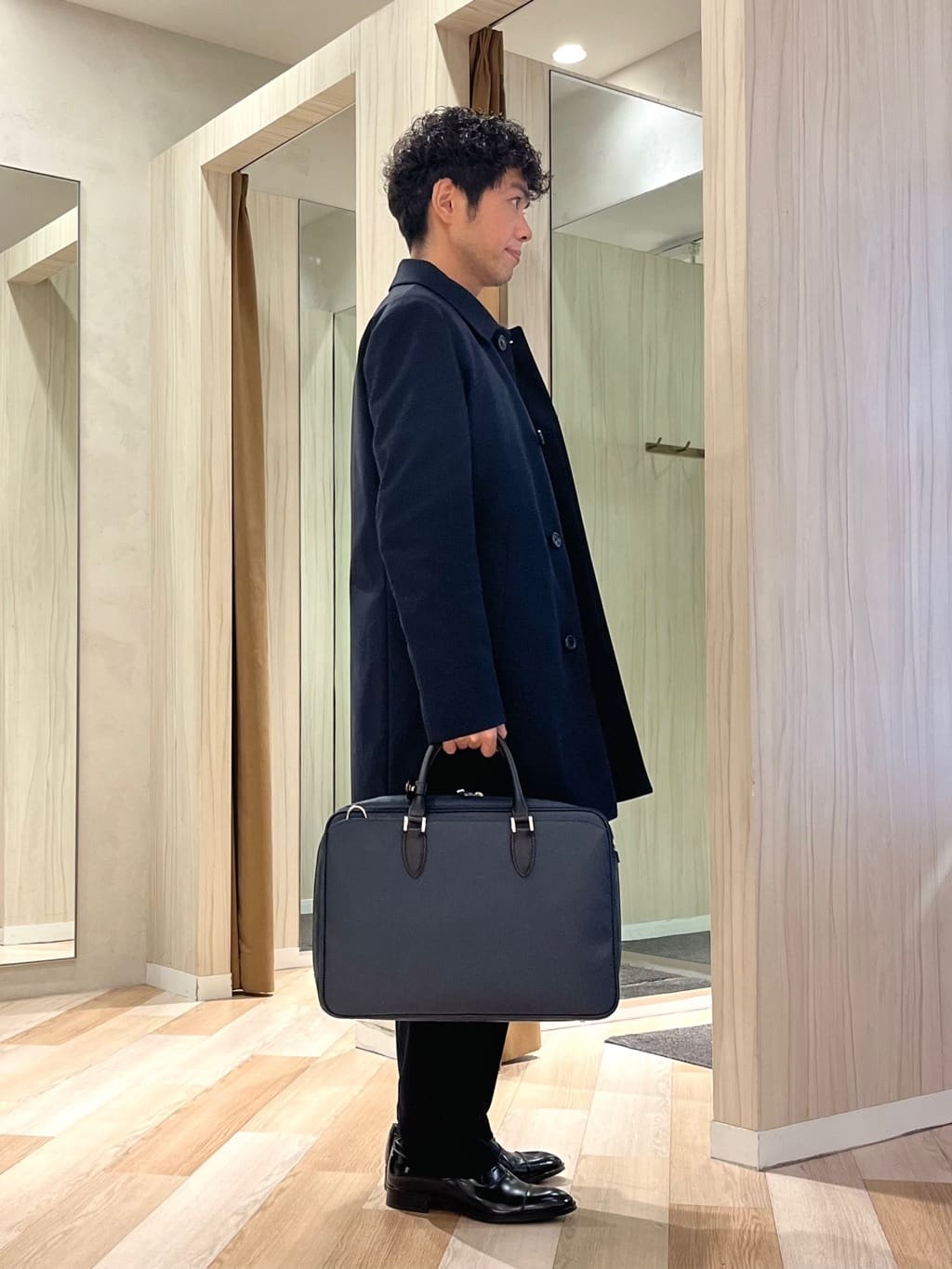 URAさんの「TAKEO KIKUCHI｜【Sサイズ～】尾州織 ピンヘッドムリネ ジャケット」を使ったコーディネート