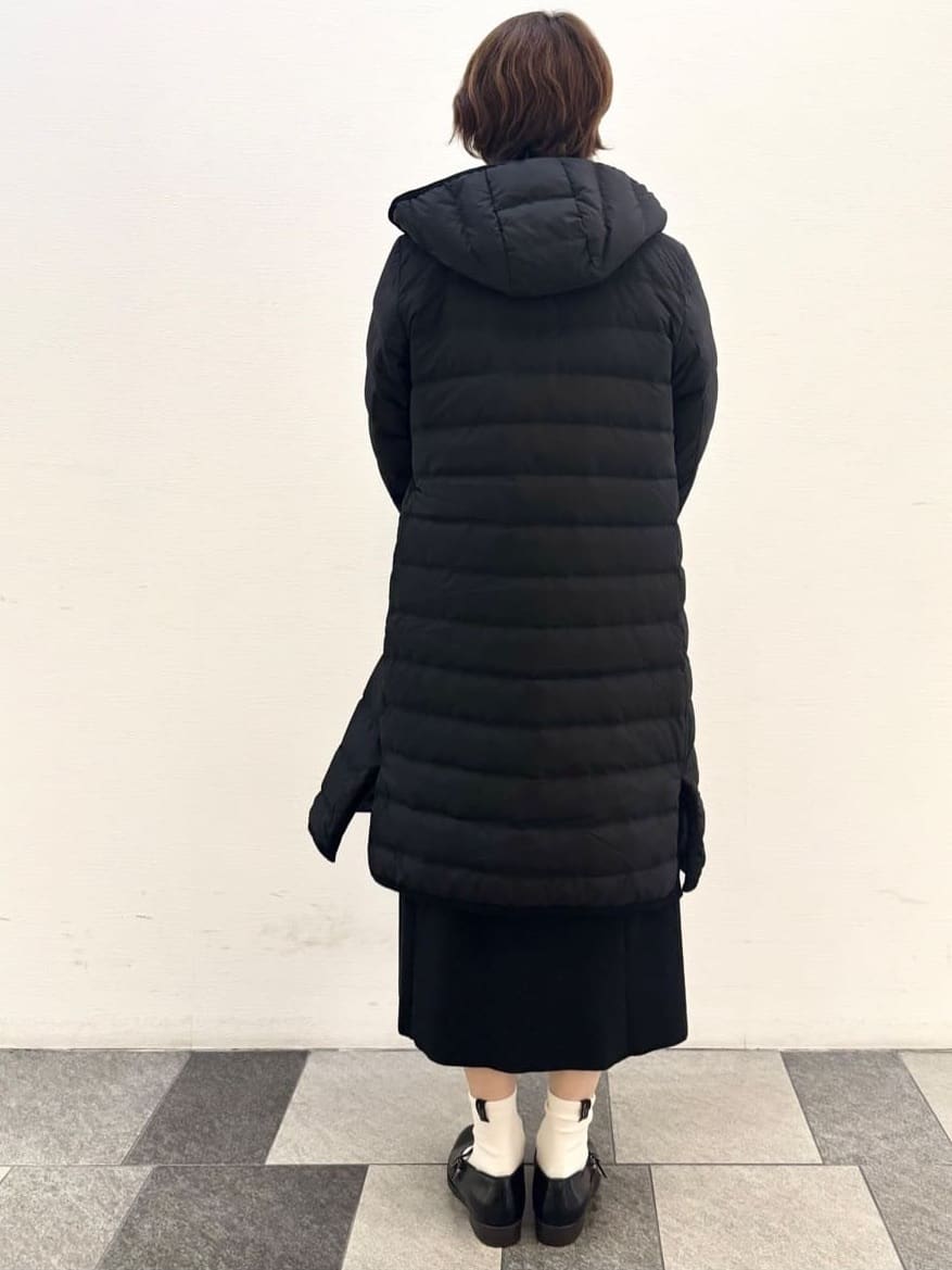 Haruさんの「Dessin｜【洗える】ハイネックベロアモールニット」を使ったコーディネート
