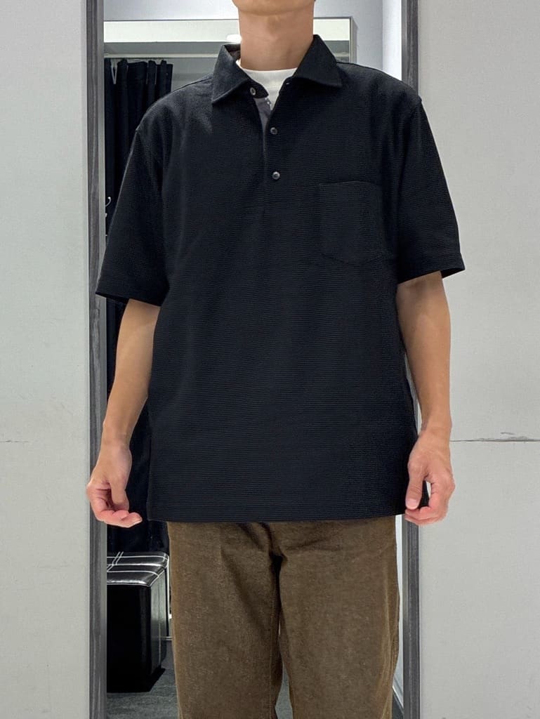 わいずみさんの「TAKEO KIKUCHI｜【抗菌防臭／9色5サイズ展開】ハニカムメランジ ポロシャツ」を使ったコーディネート