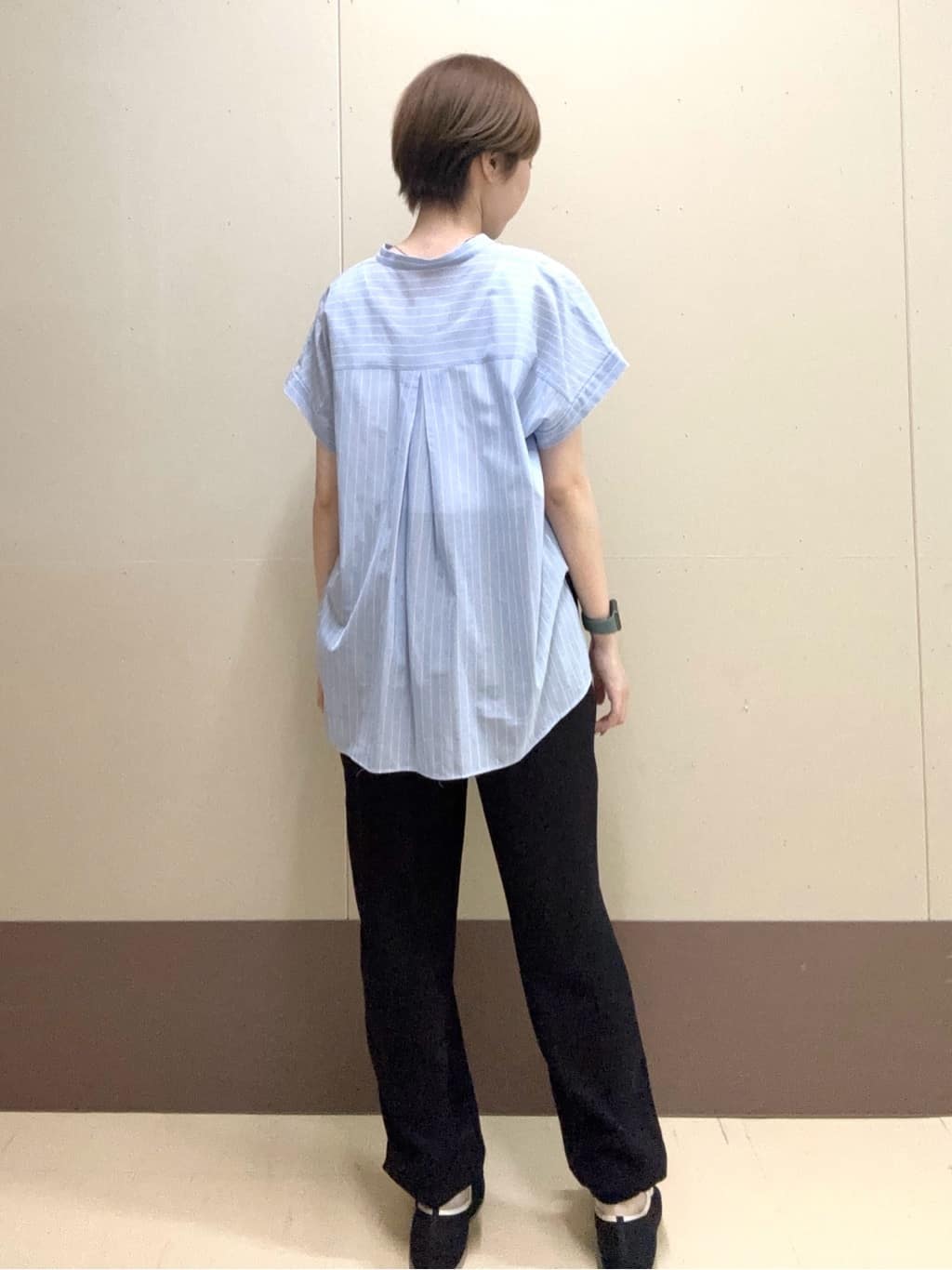 mioさんの「UNTITLED｜【洗える！快適！】リサイクルニットリボンパンプス」を使ったコーディネート