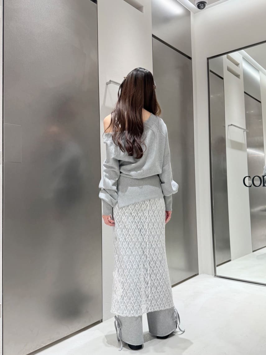 kanamiさんの「CODE A｜stretch lace cami dress」を使ったコーディネート