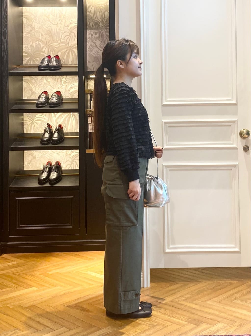 c.wさんの「DRESSTERIOR｜◆ソフトレザーバレエシューズ」を使ったコーディネート