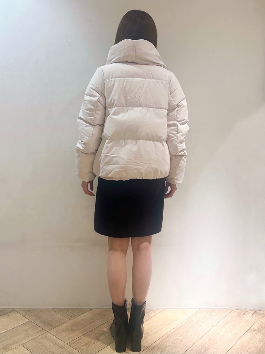 nanaさんの「index｜KAWADAダウンショートコート【撥水／洗濯機OK／静電気防止裏地】《XS～LL》」を使ったコーディネート