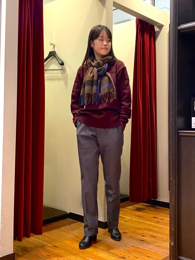 かわぴーさんの「TAKEO KIKUCHI｜【DOWN FABRIC】ダウンファブリック ドレスパンツ / セットアップ対応」を使ったコーディネート