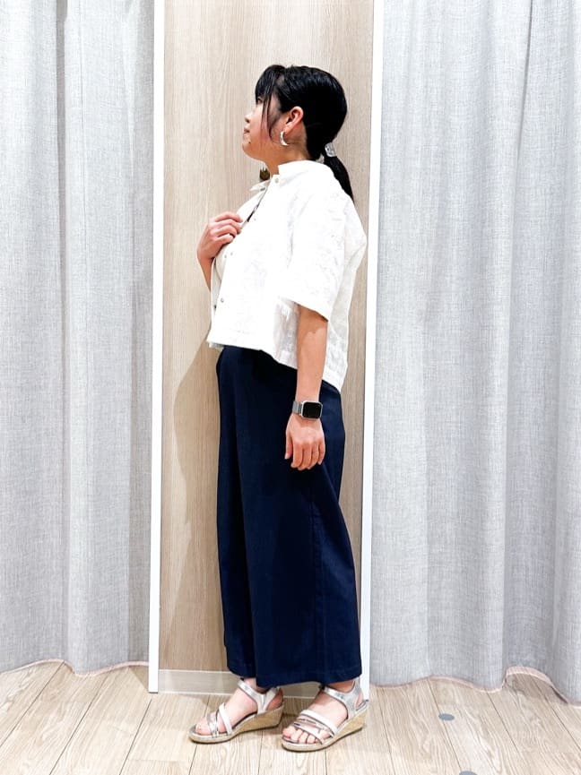 naoさんの「grove｜サマーハイパーストレッチワイドパンツ」を使ったコーディネート