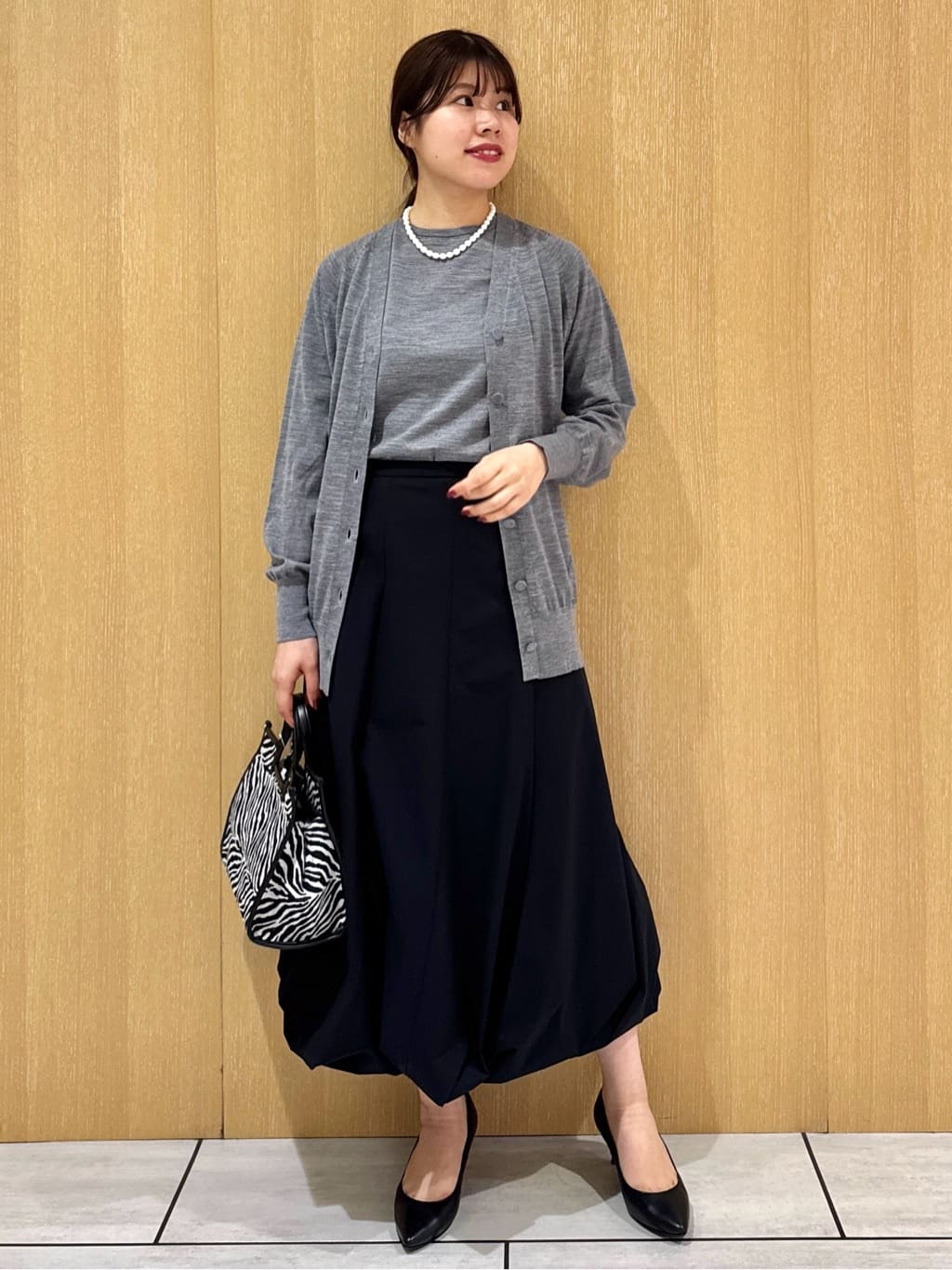 nanaさんの「UNTITLED｜【アンサンブル可/六分袖/洗える】ウールシルクニット」を使ったコーディネート