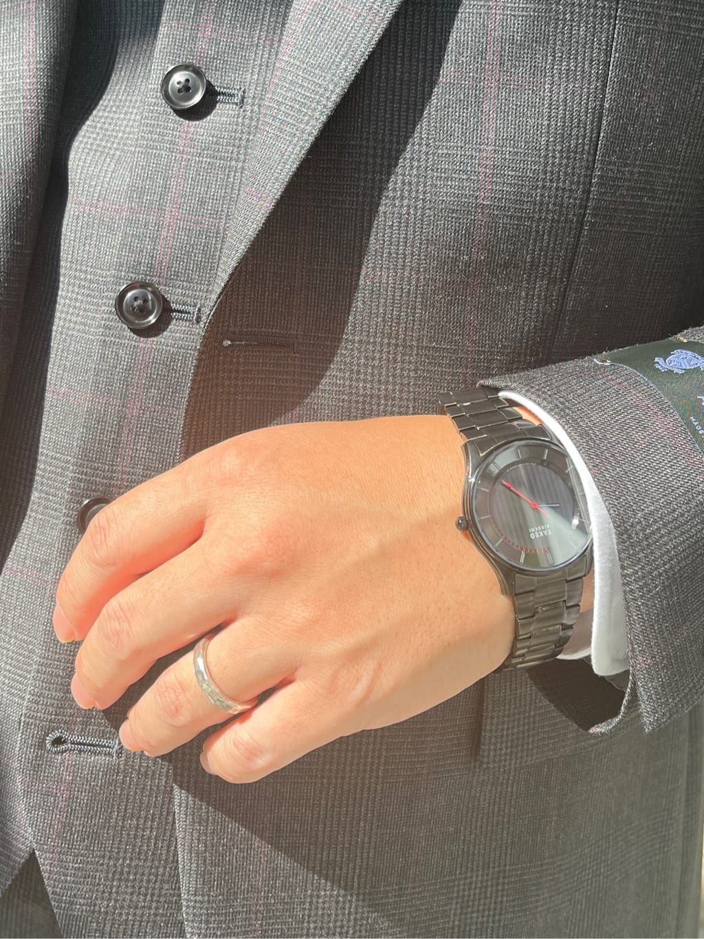 かずさんの「TAKEO KIKUCHI｜【Made in JAPAN】ブロード レギュラーカラー ドレスシャツ」を使ったコーディネート
