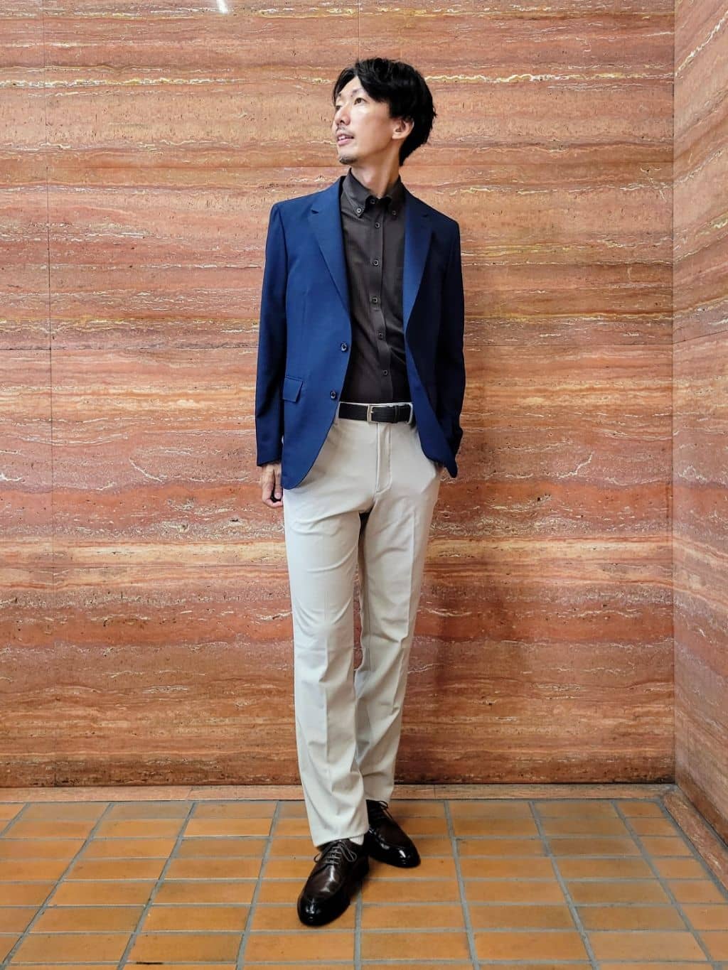 piroyaさんの「TAKEO KIKUCHI｜【COOL CITY WEAR】アーバンクール ジャケット /接触冷感・吸水速乾」を使ったコーディネート