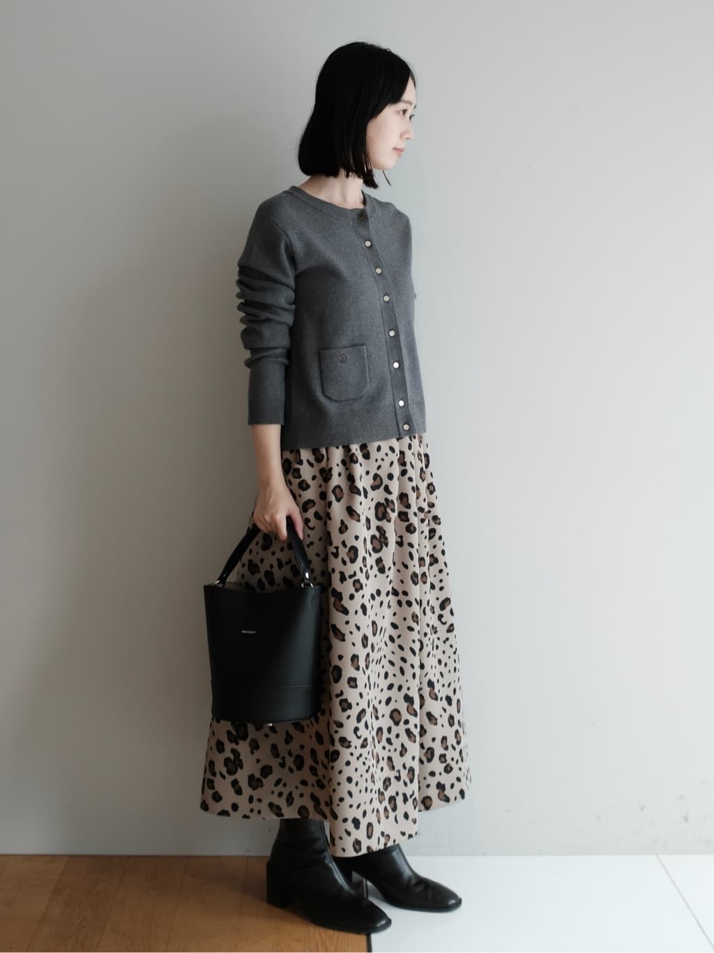 Kishimotoさんの「DRESSTERIOR｜◆ショートブーツ」を使ったコーディネート