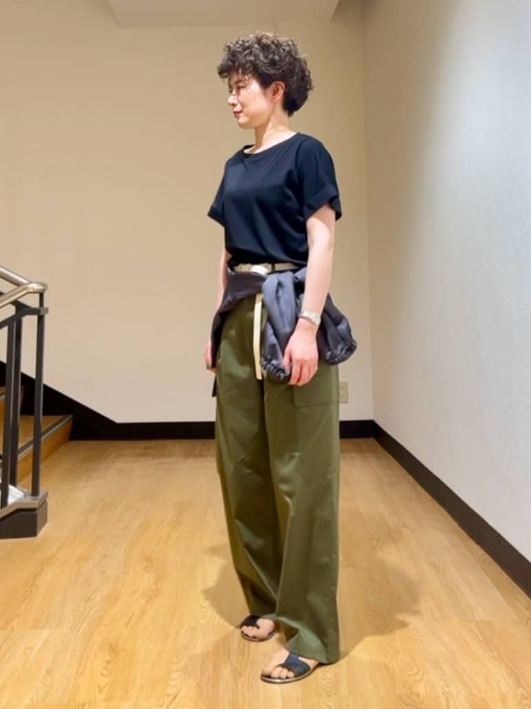 MAYUMIさんの「UNTITLED｜【本革 旬トレンド】ナローベルト」を使ったコーディネート