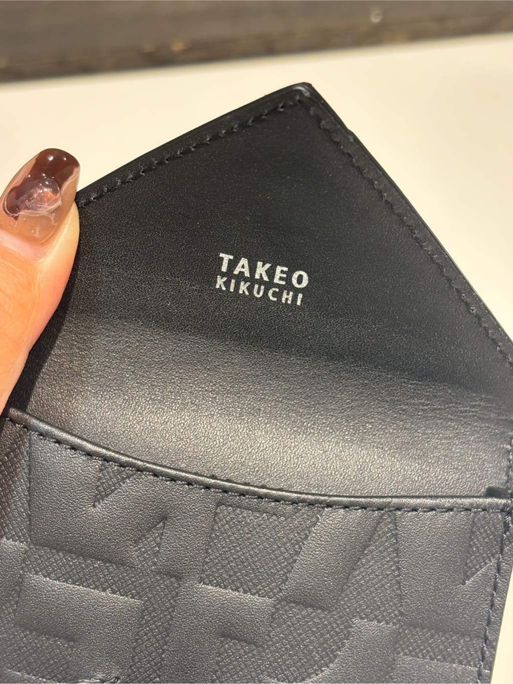 ヒナさんの「TAKEO KIKUCHI｜パズルエンボス　名刺入れ」を使ったコーディネート