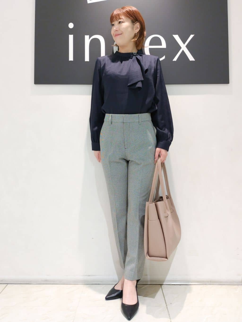 n.さんの「index｜《5色展開／XS-LLサイズ》ストレッチテーラードジャケット／セットアップ対応【イージーアイロン】」を使ったコーディネート