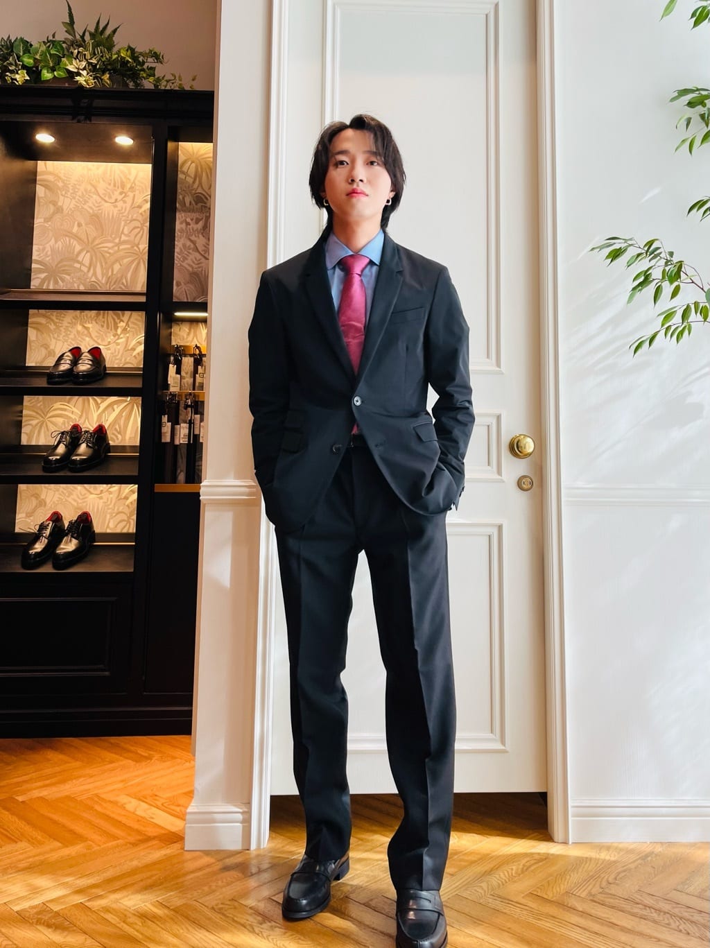 kaminaga さんの「DRESSTERIOR｜100／2 ワイドカラーシャツ」を使ったコーディネート