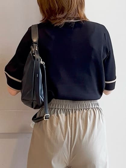 yamakoさんの「grove｜【冷感】サマーハイパーストレッチテーパードパンツ」を使ったコーディネート