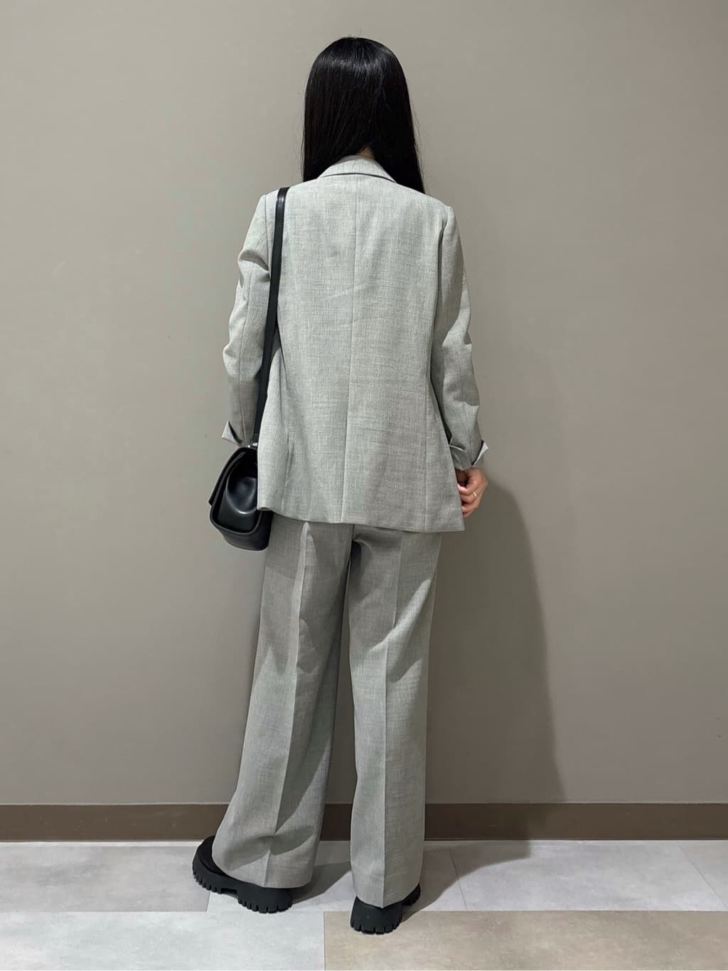 KEIKOさんの「INDIVI｜【洗える／セットアップ可能】凹凸ストレッチ素材ダブルジャケット」を使ったコーディネート