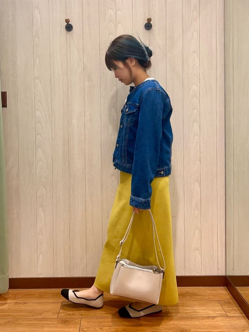 すずさんの「SHOO･LA･RUE｜◆【高レビュー】洗えてサラサラ ニットパンプス」を使ったコーディネート
