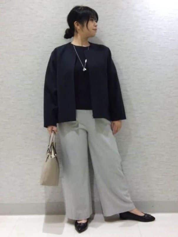 sakoさんの「Reflect｜【ゆったりシルエット】ジャージメルトンコクーンジャケット」を使ったコーディネート