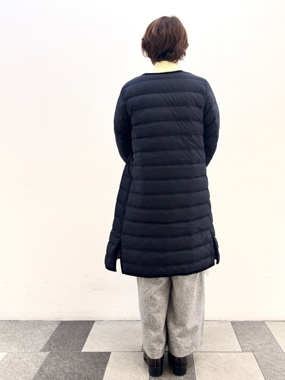 Haruさんの「Dessin｜【洗える】ハイネックベロアモールニット」を使ったコーディネート