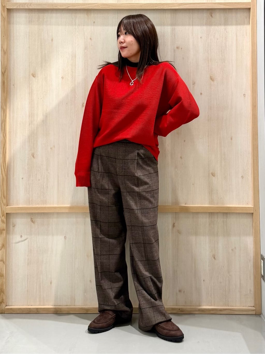 nanaさんの「THE SHOP TK｜【今羽織るなら】ダブルブレストジャケット【セットアップ可/洗える】」を使ったコーディネート