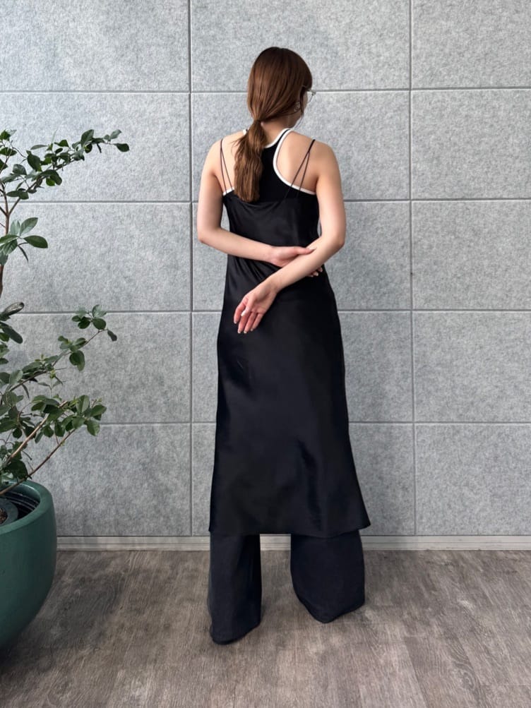 designer yukaさんの「CODE A｜ribbon cami dress」を使ったコーディネート