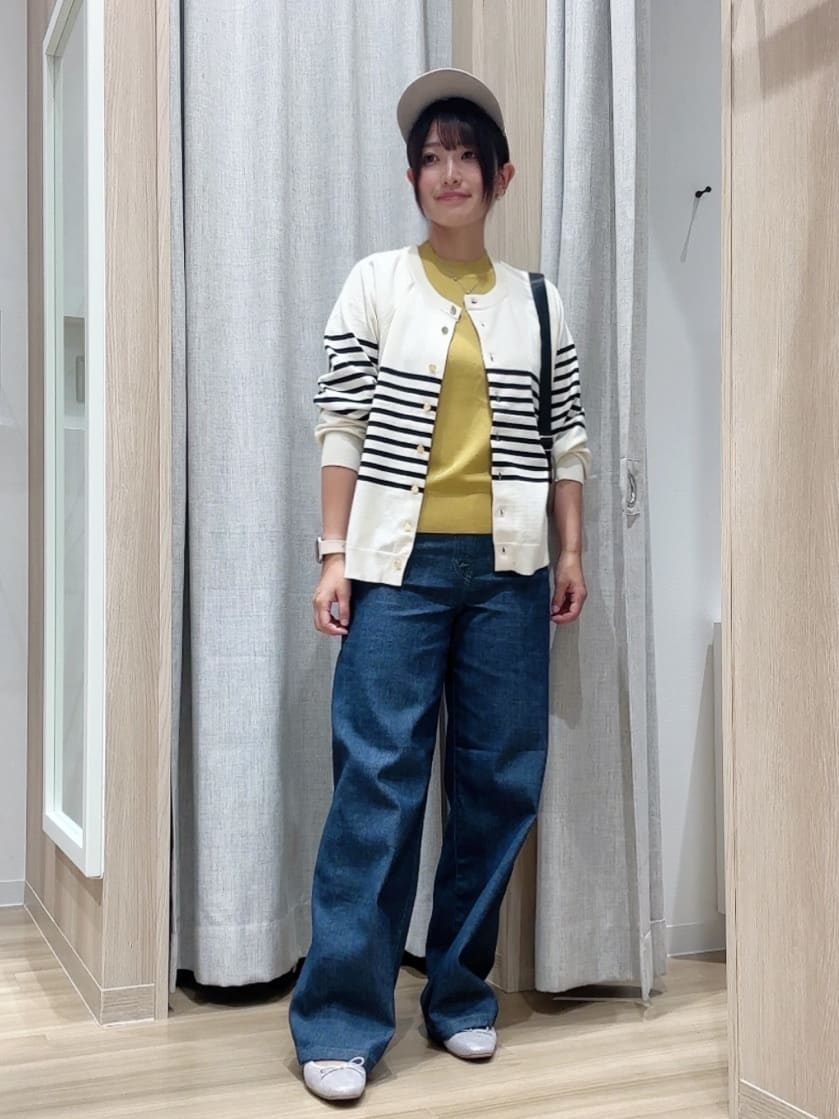 Fumikaさんの「grove｜【ひんやり多機能】やわらかドライタッチ 袖口シアードッキングプルオーバー」を使ったコーディネート