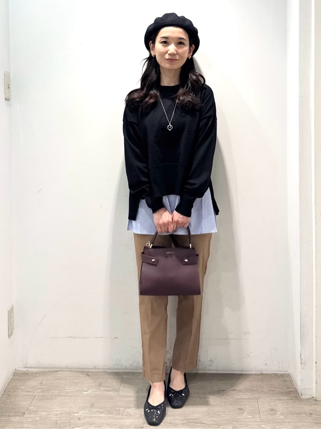 yuicciさんの「OPAQUE.CLIP｜《ツインセット》リラクシーサイドスリットニット&times;ドッキングタンク【洗濯機洗い可】」を使ったコーディネート
